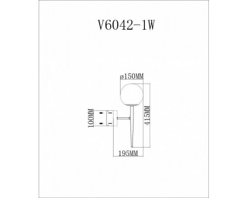 Бра Moderli Scrumbel V6042-1W