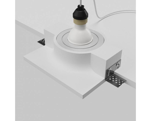 Встраиваемый светильник Maytoni Gyps Modern DL006-GU10-RD-W