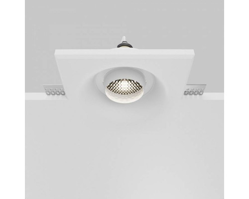 Встраиваемый светильник Maytoni Gyps Modern DL006-GU10-RD-W