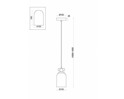 Подвесной светильник Freya Pitch FR5365PL-01CH