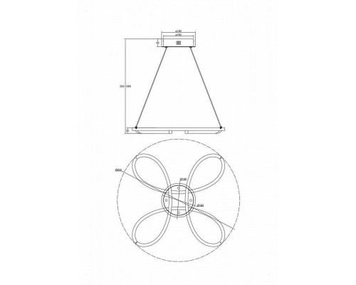 Подвесной светильник Freya Jumbo FR6047PL-L70W