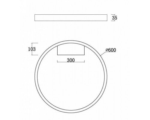 Накладной светильник Maytoni Rim MOD058CL-L35B4K