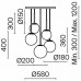 Подвесной светильник Maytoni Basic form MOD321PL-05B