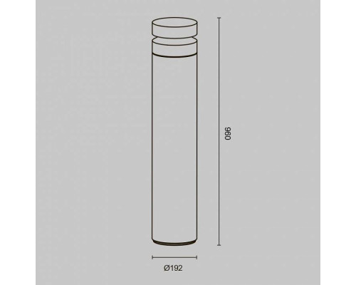 Наземный низкий светильник Maytoni Betone O469FL-L20CM3K1