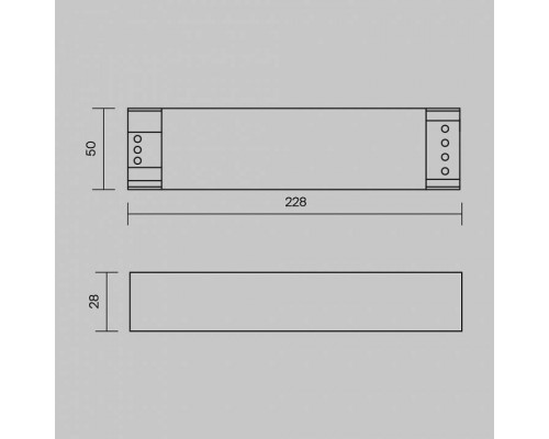 Блок питания Maytoni Power Supply Magnetic PSL007-200W-48V-IP20