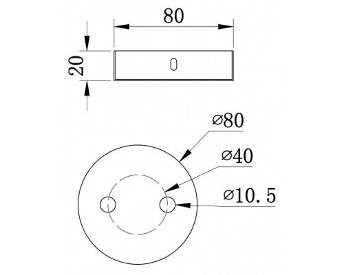 Основание Maytoni Universal base SPR-BASE-R-02-B