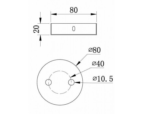 Основание Maytoni Universal base SPR-BASE-R-02-W