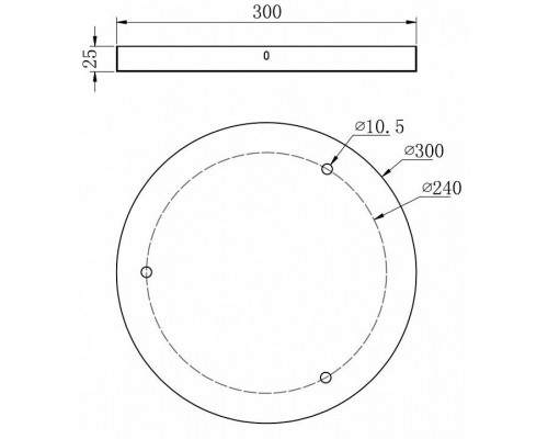 Основание Maytoni Universal base SPR-BASE-R-03-B