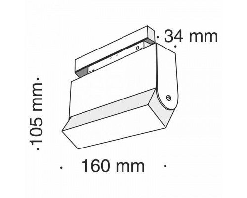 Накладной светильник Maytoni BASIS TR013-2-10W4K-B