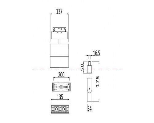 Светильник на штанге Maytoni Points TR015-2-10W4K-W