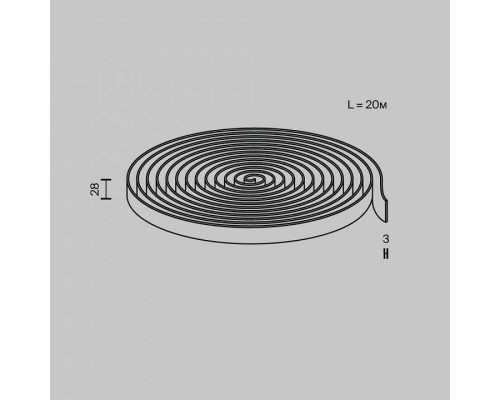 Трек-ремень Maytoni Conductive textile tape Parity TRX130-1.20GR