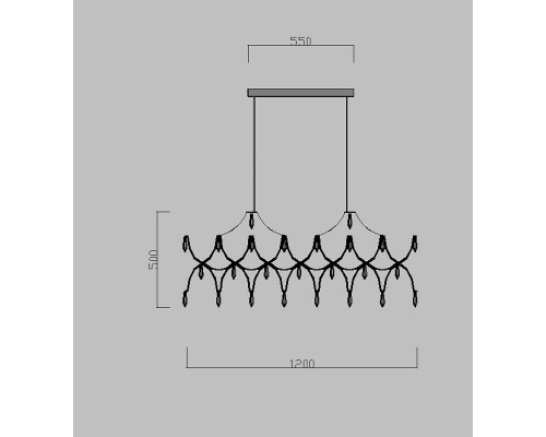 Подвесная люстра O-LUCE Taylor 1094911-1