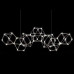 Подвесная люстра O-LUCE Bjork в линию без вставок 10964-2