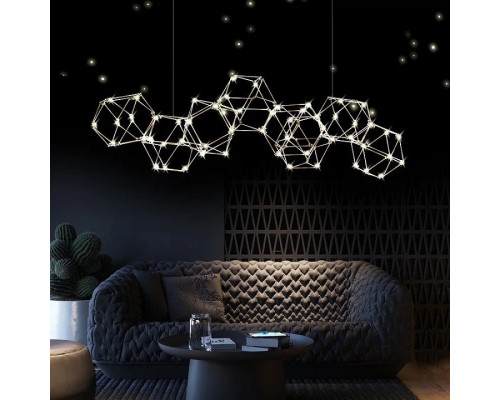 Подвесная люстра O-LUCE Bjork в линию без вставок 10964-2