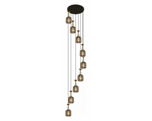 Подвесная люстра Reluce 02003-0.9-09 SMOKE