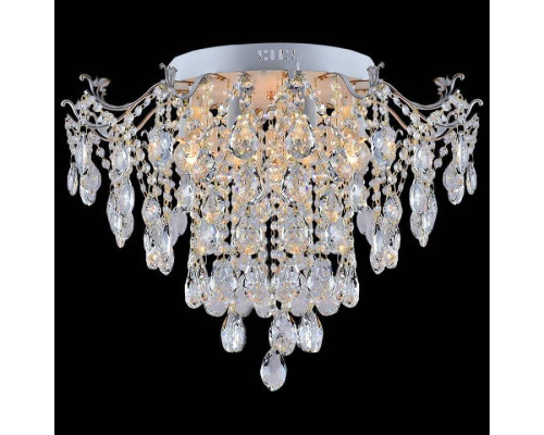 Потолочная люстра Reluce 04037 7 ламп белая с золотом 04037-0.3-07 WH+GOLD PN