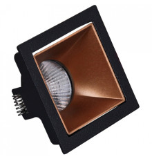 Встраиваемый светильник  16086-9.0-001PT MR16 BK+ROSE GD