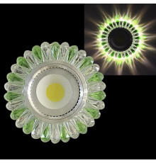 Встраиваемый светильник  42230-9.0-001PL MR16+LED3W CL/LGN