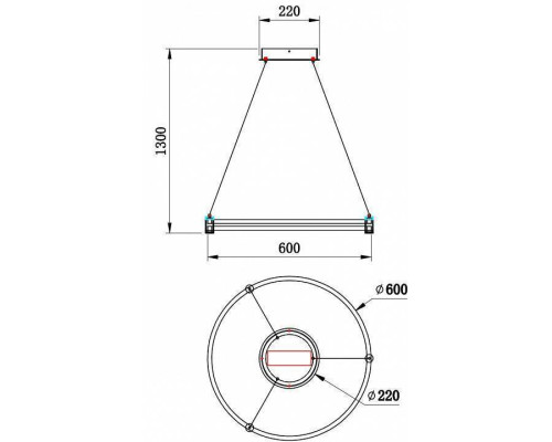 Подвесной светильник Stilfort Tooring 4006/02/01P
