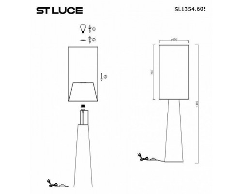 Торшер ST-Luce Jackie SL1354.605.01