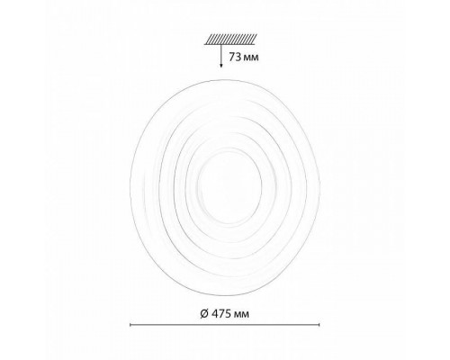Накладной светильник Sonex Fass 7679/EL