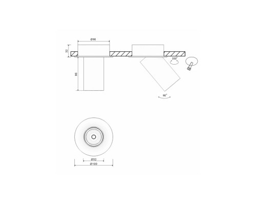 Рефлектор SWG PRO Villy VL-DFL-BL