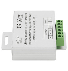 Контроллер-регулятор цвета RGB с пультом ДУ SWG RF RGB RF-RGB-S-18A-WH1
