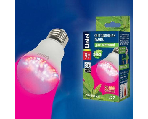 Лампа светодиодная Uniel  E27 9Вт K 09645