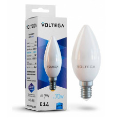 Лампа светодиодная Voltega Simple E14 7Вт 4000K 7049