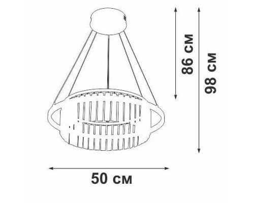 Подвесная люстра Vitaluce V54010 1 лампа V54010-1/1S