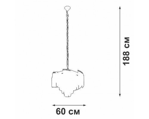 Подвесная люстра Vitaluce V58360 V58360-8/13
