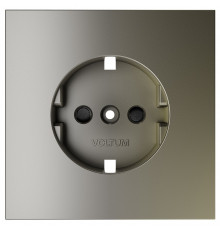 Накладка для розетки с заземлением и со шторками Voltum S70 VLS000704