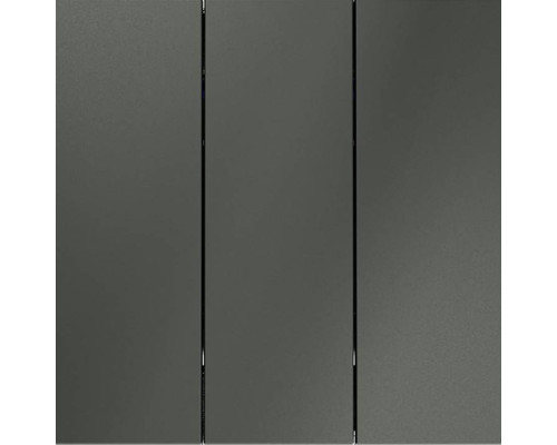 Выключатель трехклавишный без рамки Voltum S70 VLS030106