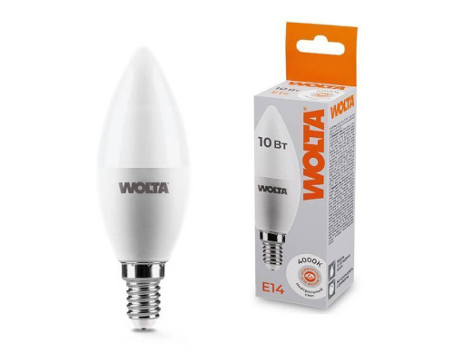 Лампа светодиодная Wolta  E14 10Вт 4000K 25SC10E14