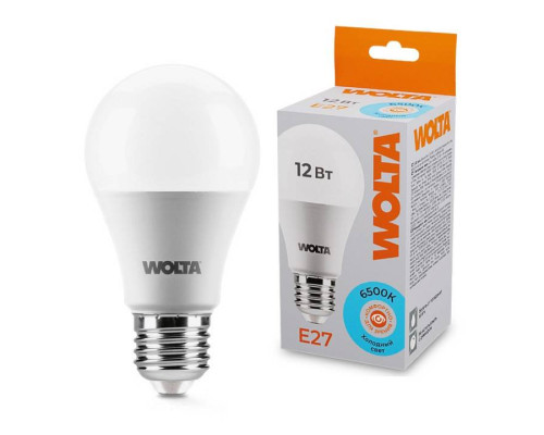 Лампа светодиодная Wolta  E27 12Вт 6500K 25W60BL12E27