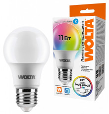 Лампа светодиодная Wolta  WSTD-A60-11WRGBE27-SH