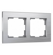 Рамка на 2 поста Werkel Aluminium (алюминий) W0021706