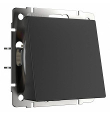 Розетка для вывода кабеля без рамки Werkel черный матовый W1150208