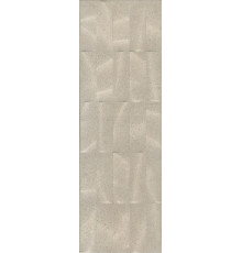 Безана Плитка настенная бежевая структура обрезной 12153R 25х75