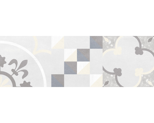 Woody Плитка настенная серый узор 25х75