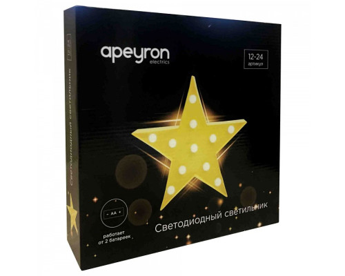 Звезда световая Apeyron Electrics  12-24