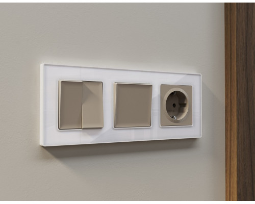 Клавиши для выключателя двухклавишного Ambrella Volt Quant AP3630