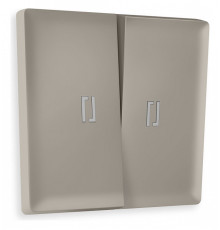 Клавиши для выключателя двухклавишного c подсветкой Ambrella Volt Quant AP3640