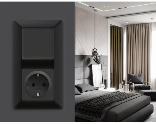 Клавиша для выключателя одноклавишного Ambrella Volt Quant AP9010