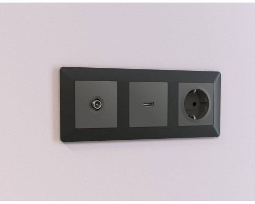 Накладка для розетки HDMI Ambrella Volt Quant AP9140