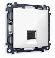 Розетка Ethernet RJ-45 и со шторками, без рамки Ambrella Volt Quant MA112010