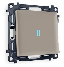 Выключатель проходной одноклавишный с подсветкой Ambrella Volt Quant MA362040