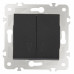 Выключатель для жалюзи без рамки Arte Milano 203 203.38-2.black