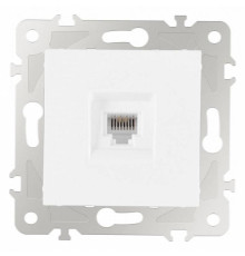 Розетка телефонная RJ-11 без рамки Arte Milano am-203 203.51-1.white