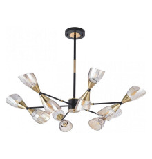 Люстра на штанге Arte Milano Neapolis 276708/12 BK/GD